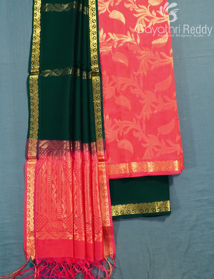 PURE KANCHI PATTU (D.M) 3PC-KPDM60