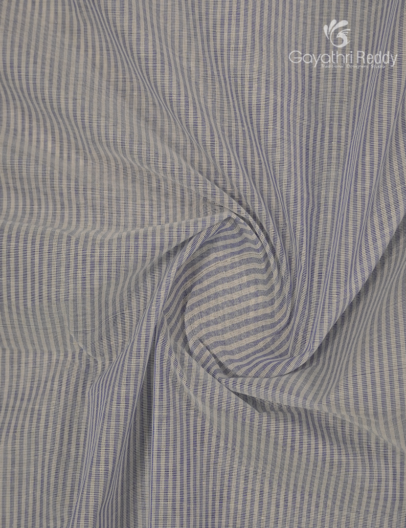 Pure Kanchi Cotton Printed Saree in Denim Blue