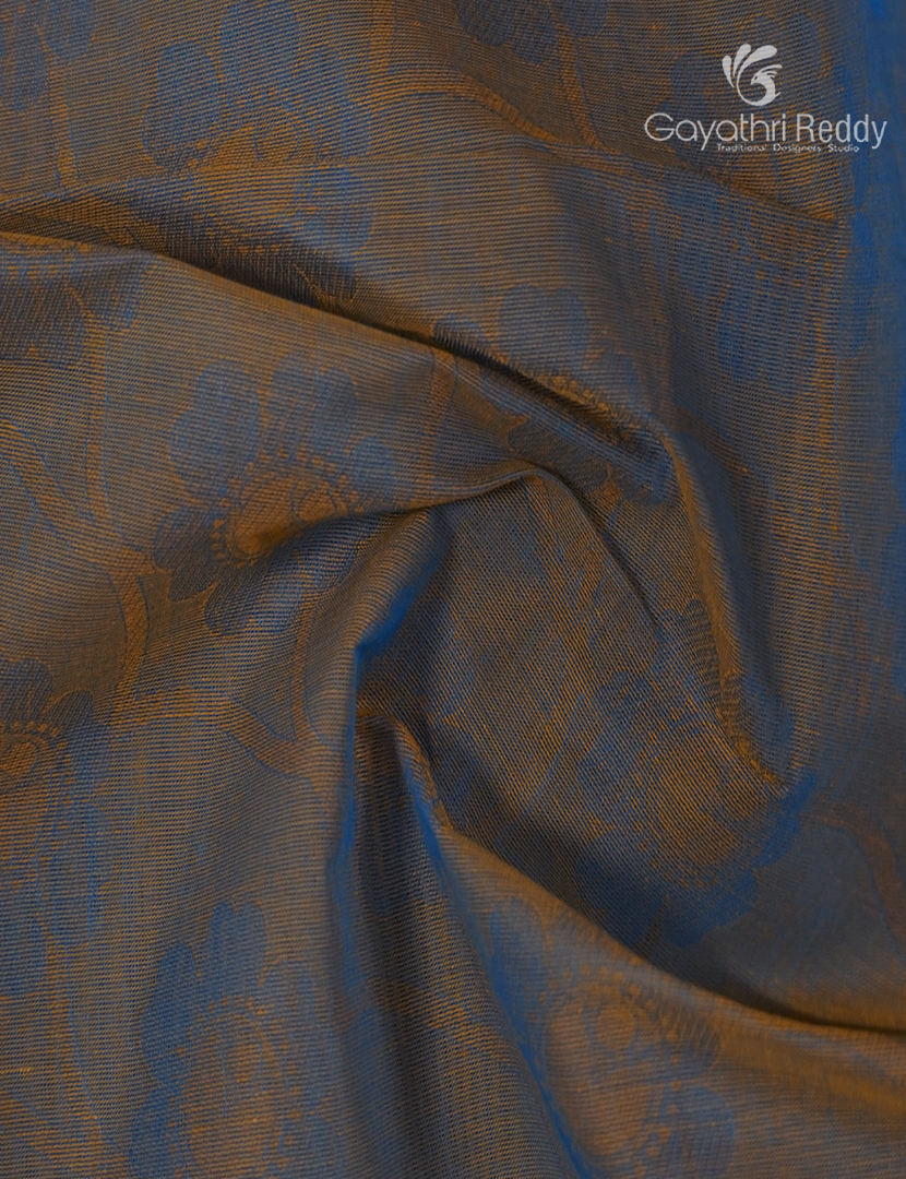 Pure Kanchi Cotton Saree in Mehendi Green