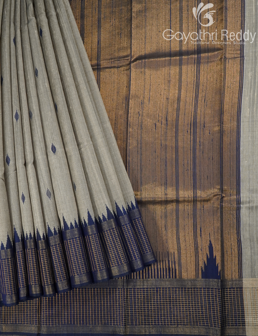 PURE KHADI PATTU SAREE-KHP1400
