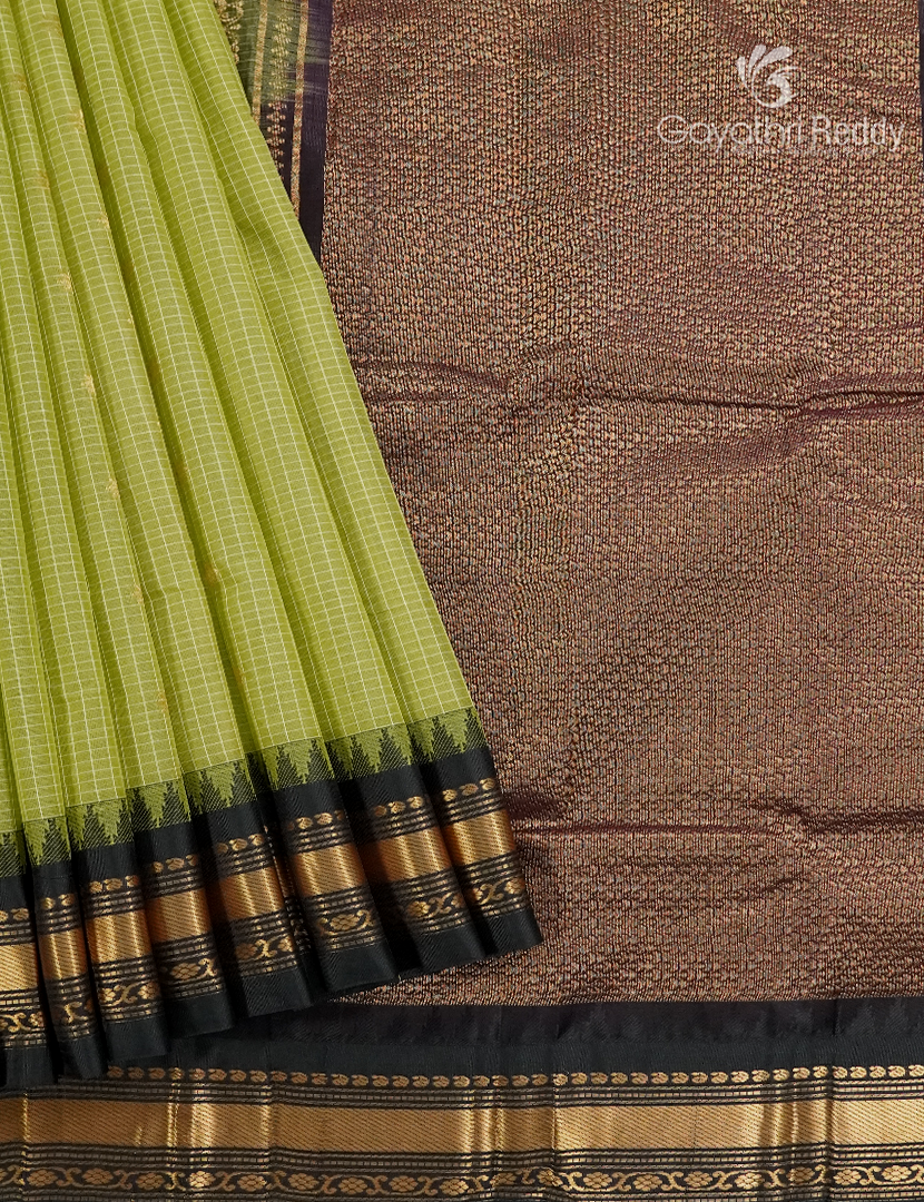 Pure Gadwal Cotton Saree-GGC1616