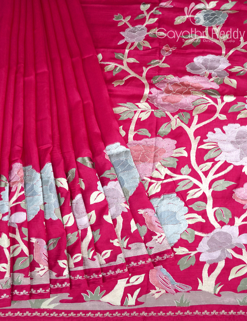 DUPION SILK FANCY SAREE -DSF27