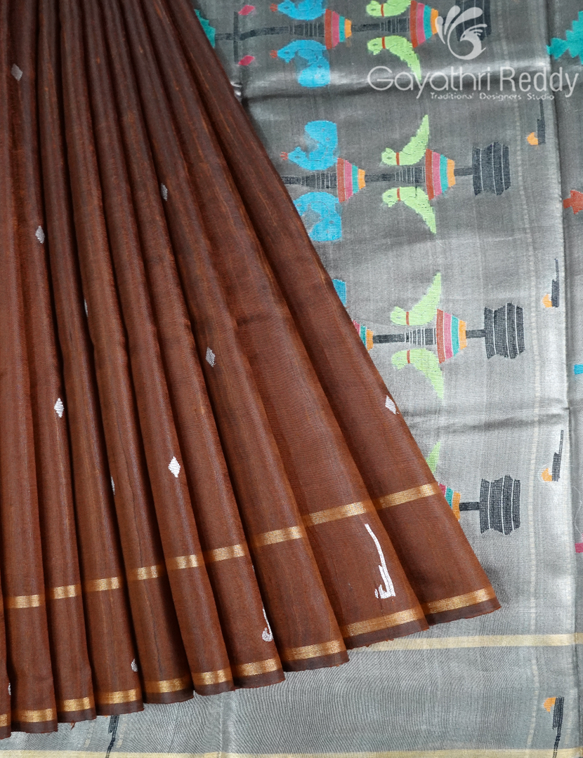 PURE KHADI PATTU SAREE-KHP1338