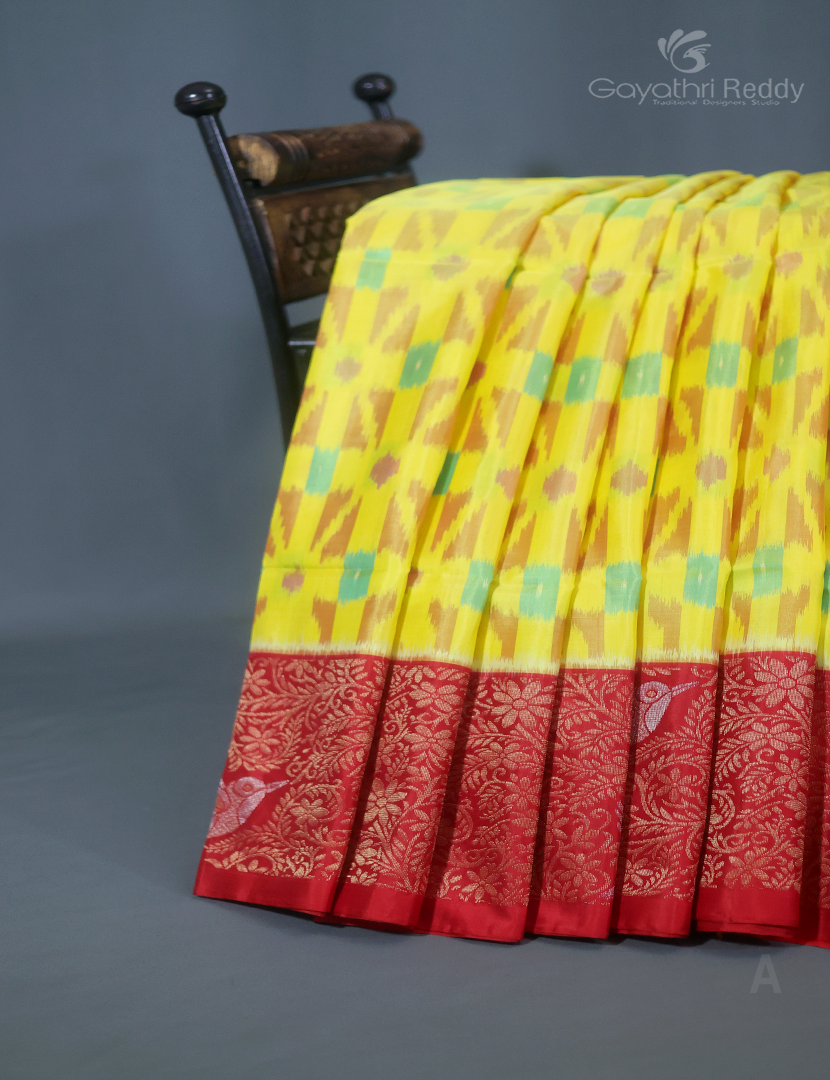 PURE KANCHI IKKAT PATTU-IP559