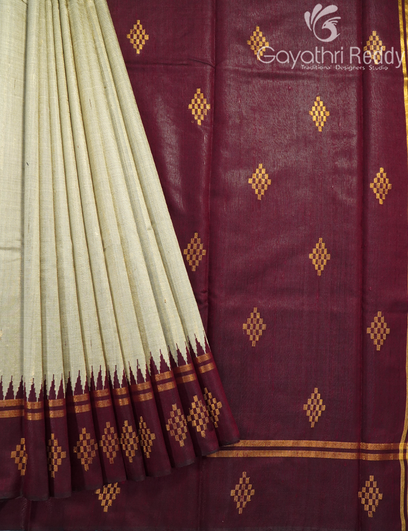 PURE KHADI PATTU SAREE-KHP1227