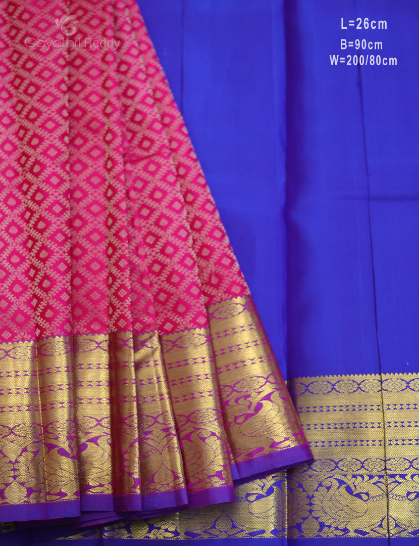 PURE KANCHI PATTU LEHENGA(SMALL SIZE)-KPL711