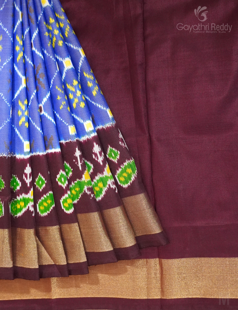 PURE IKKAT PATTU LEHANGA(ZERO SIZE)-IPL108