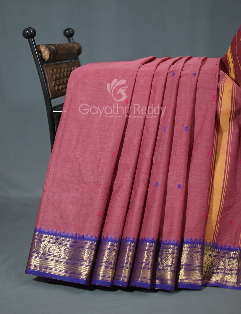 Buy Black and Sky Blue Color Pure Gadwal Silk Saree with Silver Zari Work  At IndyVogue