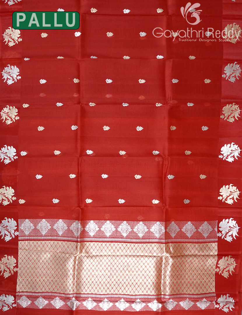 PURE BANARAS KORA SILK-BKS122