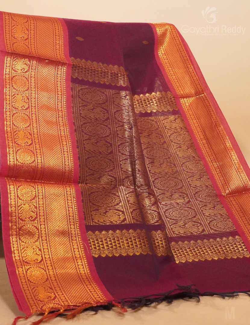 PURE KANCHI COTTON RICH PALLU-KC2752