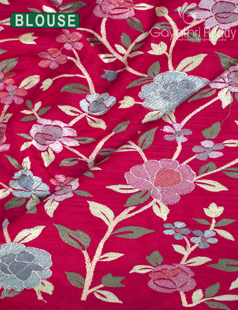 DUPION SILK FANCY SAREE -DSF27