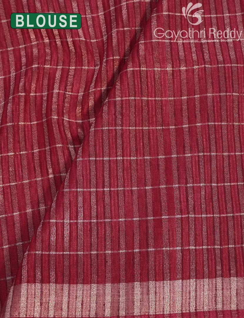 KHADI SILK WORK SAREE-KSW13