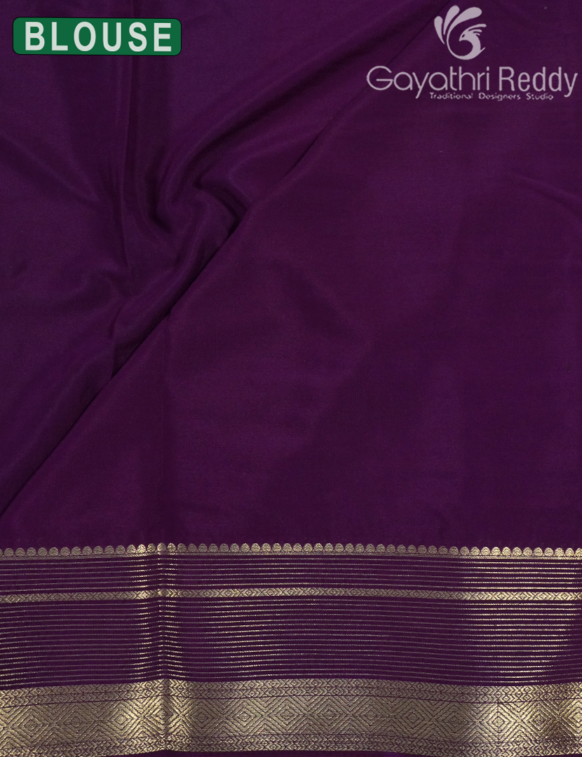 SEMI MYSORE CREPE SAREE-SMC370