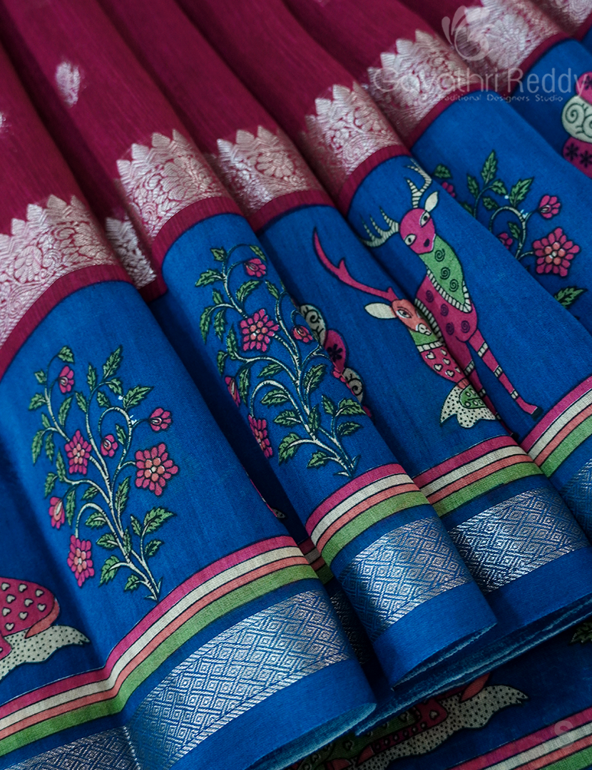PURE MAHESHWARI SAREE-PMHS10