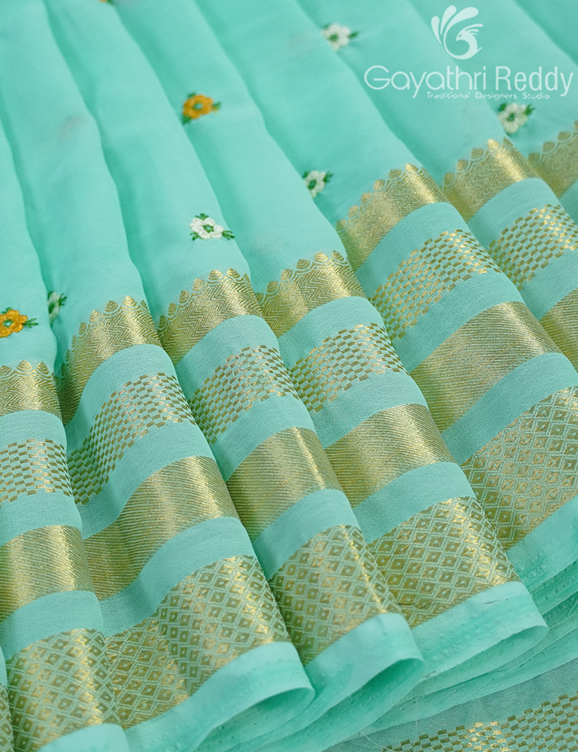 CHIFFON FANCY SAREE-PCF320