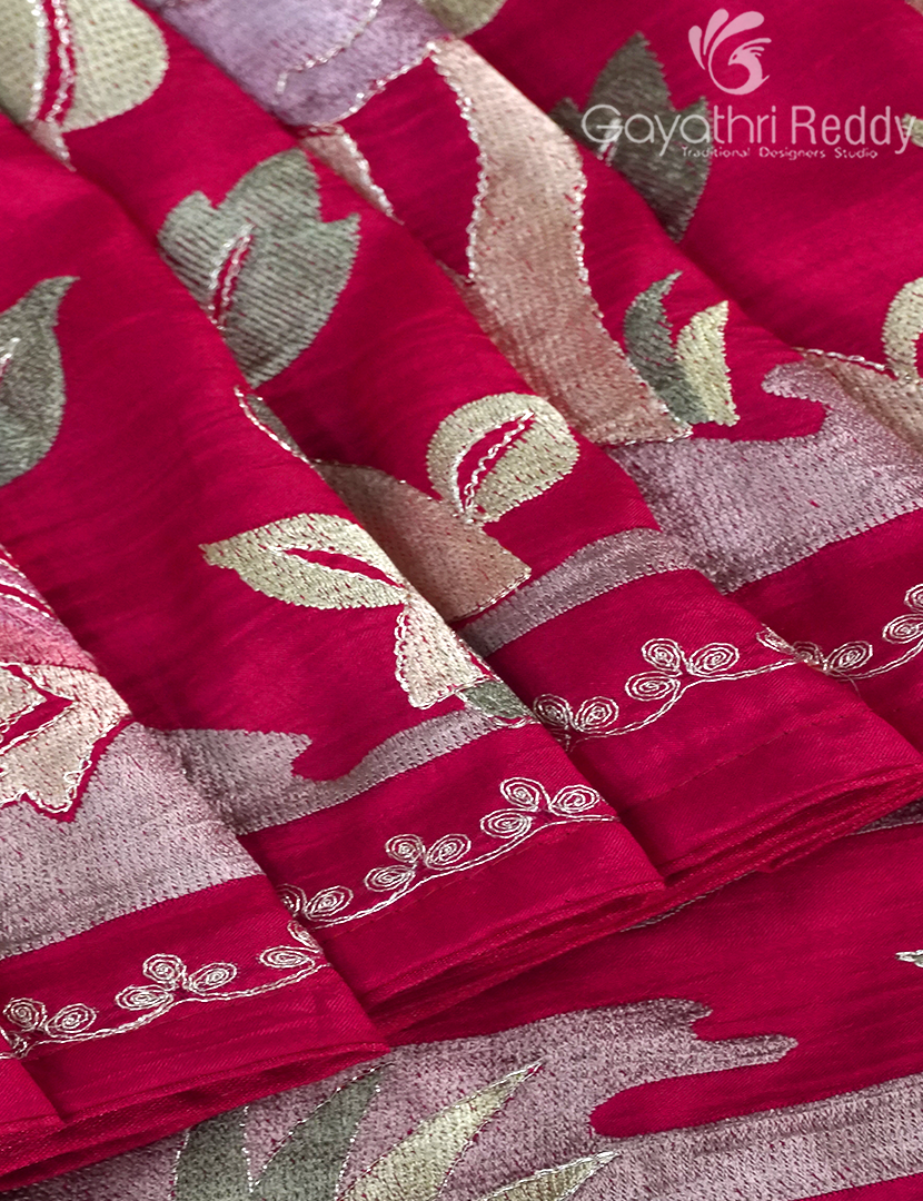 DUPION SILK FANCY SAREE -DSF27