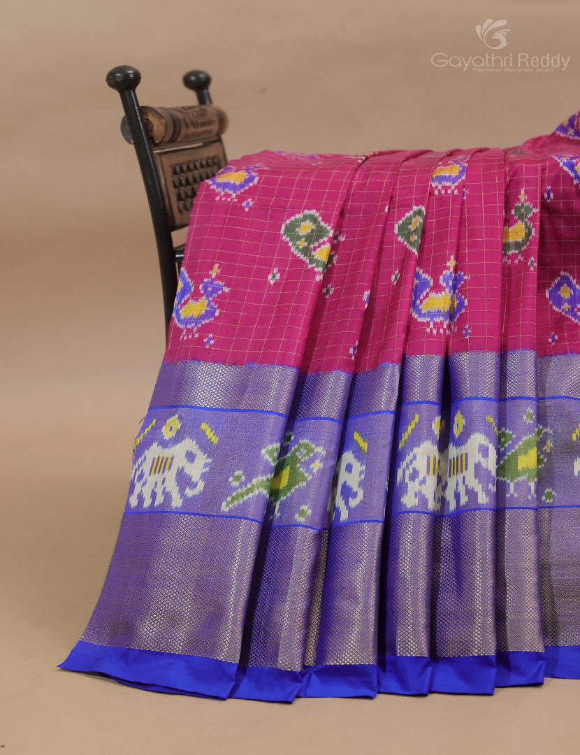 PURE IKKAT PATTU (FREE SIZE)-KPL687