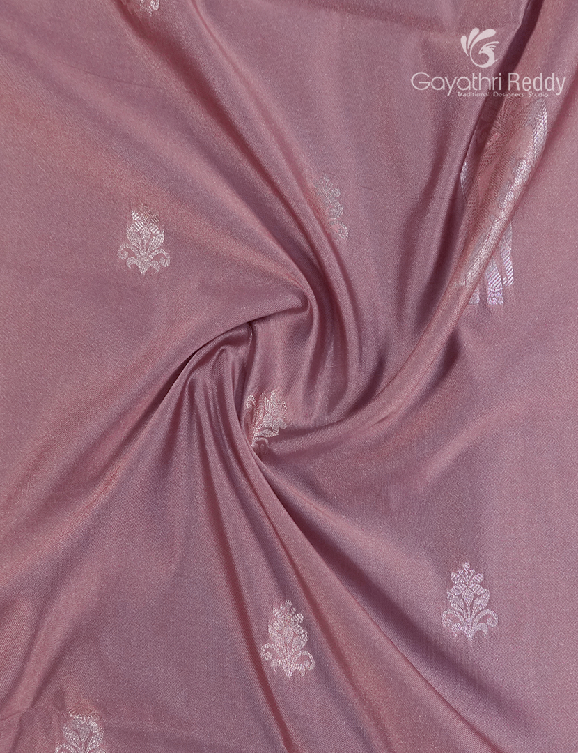 Soft Silk Saree in Mauve and Deep Mustard