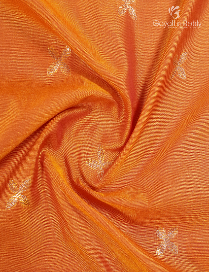 Semi Kanchipuram Art Silk Saree in Peach