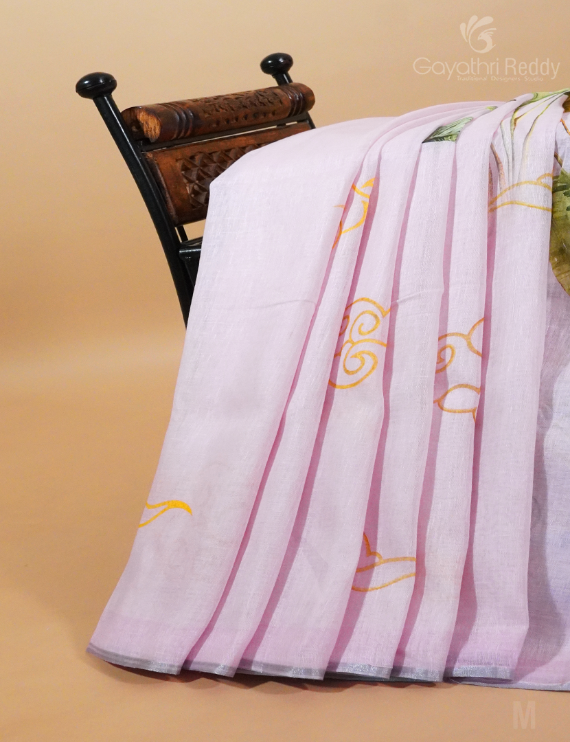 PURE LINEN COTTON SAREE-L1332