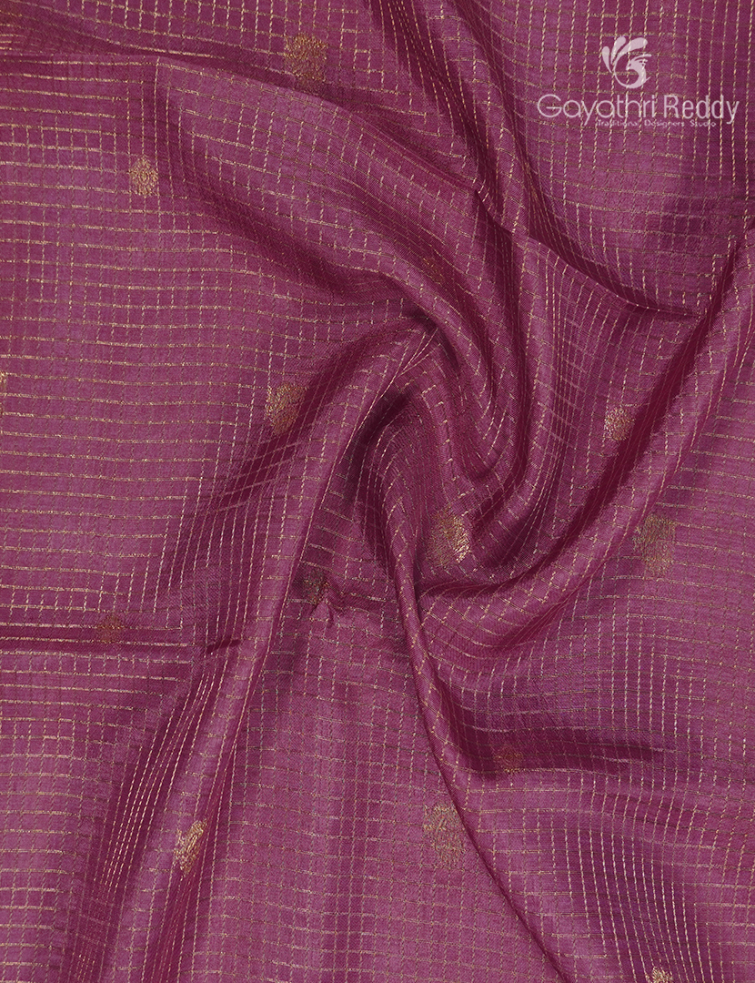 Semi Mysore Crepe Saree in Onion Pink