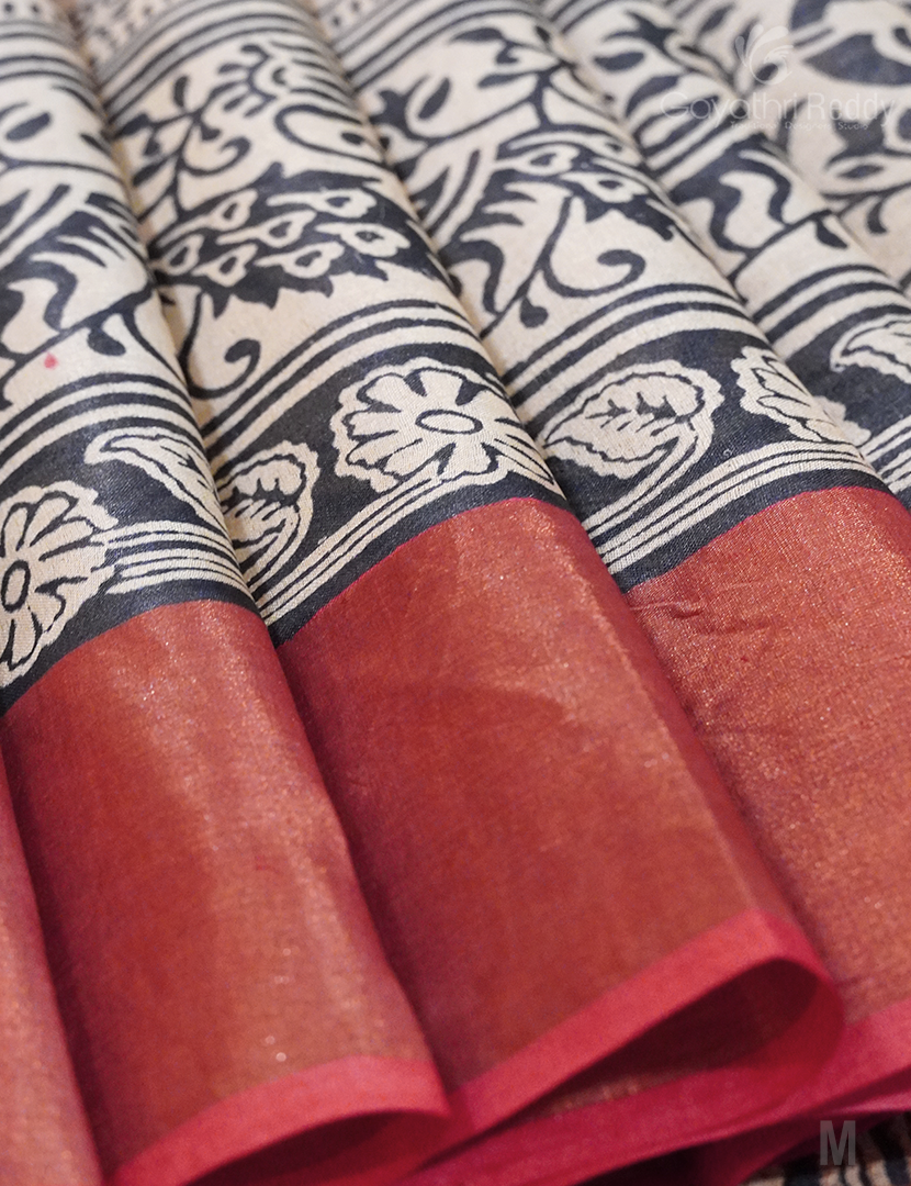 PURE DESI TUSSAR SILK-TS1238