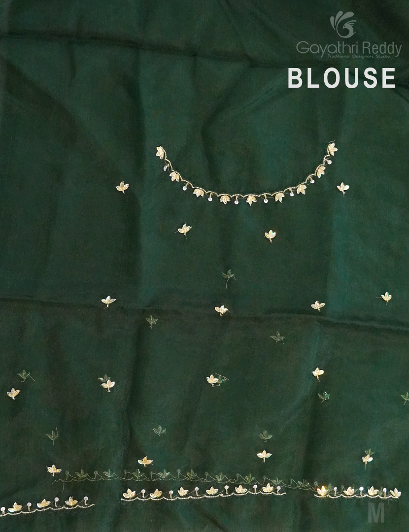 PURE ORGANZA SILK HANDWORK-POF147