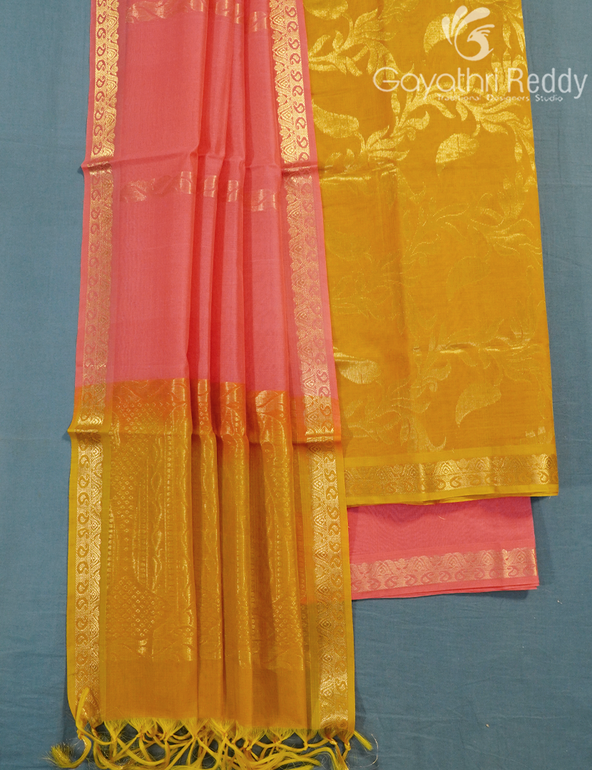 PURE KANCHI PATTU (D.M) 3PC-KPDM65
