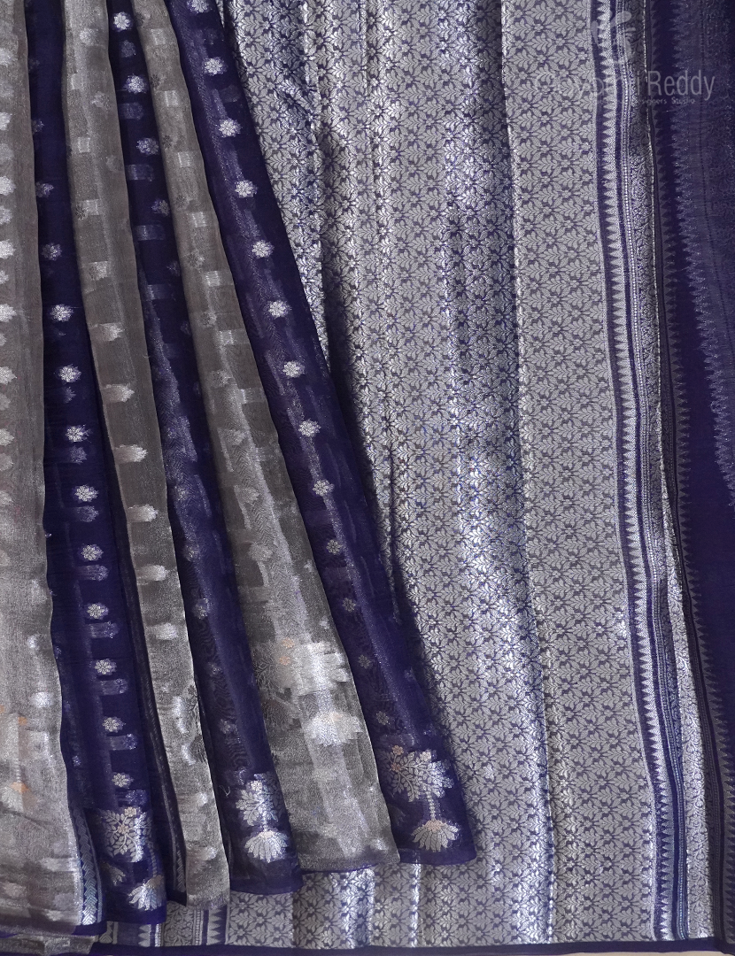 PURE BANARAS KORA SILK-BKS75