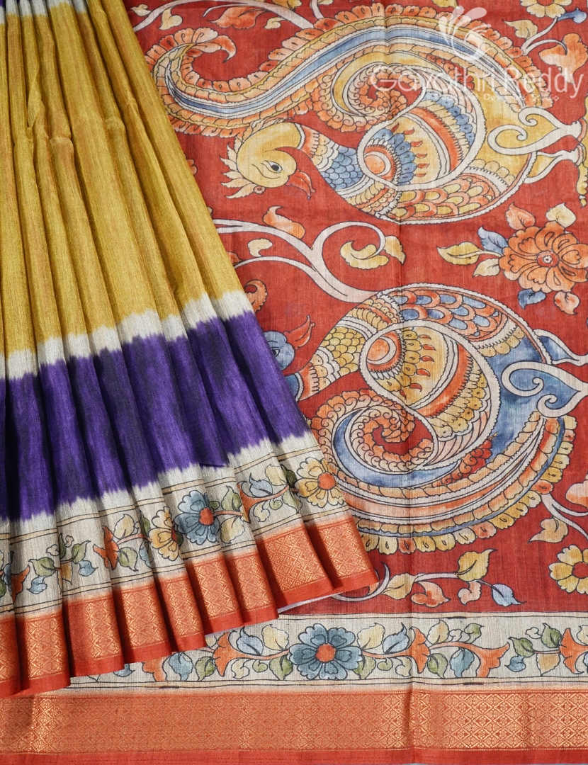 SEMI TUSSAR SAREE-ST1169
