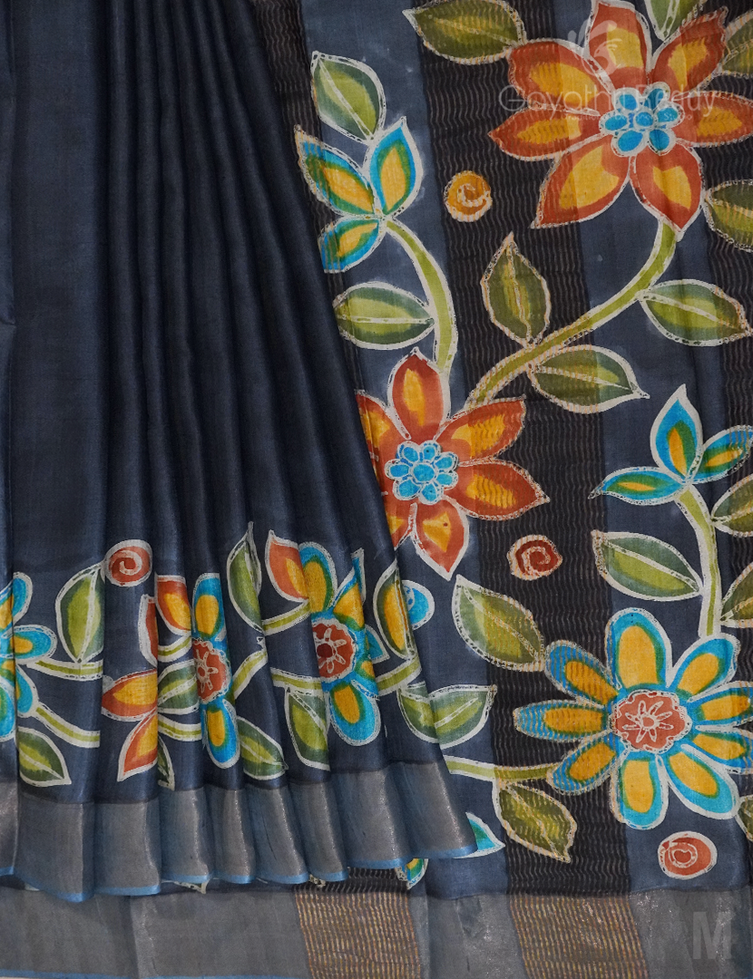 PURE DESI TUSSAR SILK-TS1114