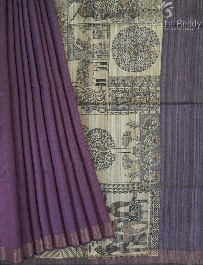 PURE DESI TUSSAR SILK-TS1538