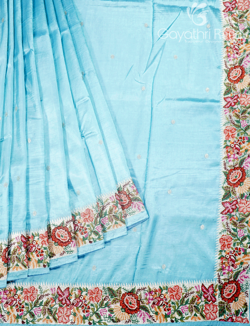 SEMI DUPION SILK SAREE-SDS119