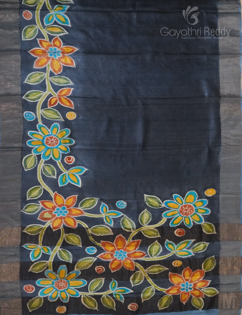 PURE DESI TUSSAR SILK-TS1114