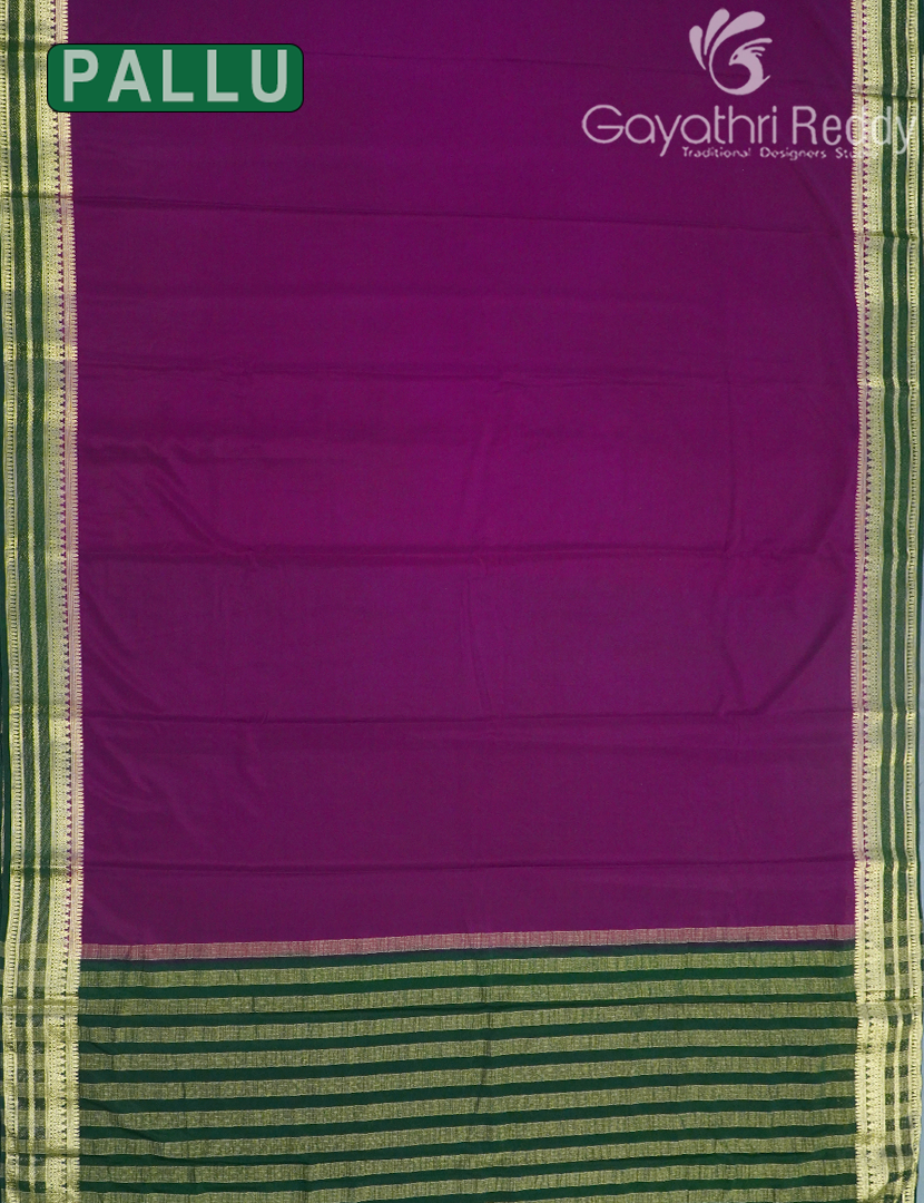 SEMI MYSORE CRAPE SAREE-SMC321