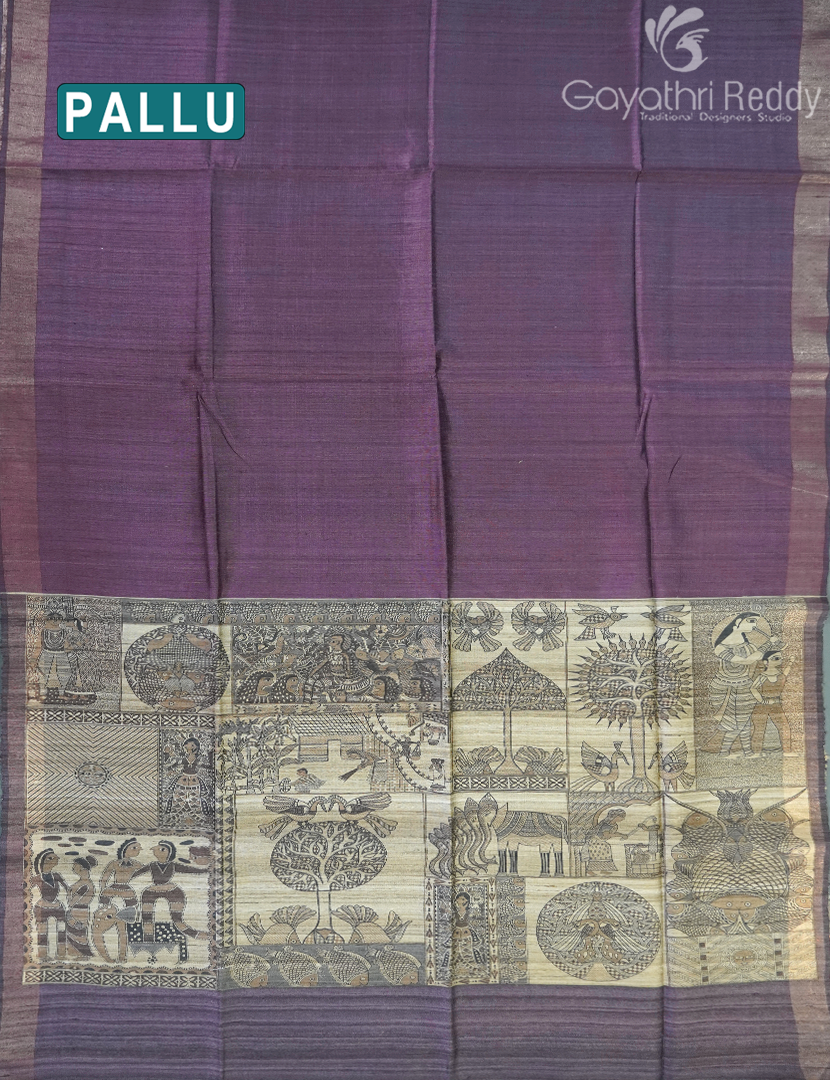 PURE DESI TUSSAR SILK-TS1538