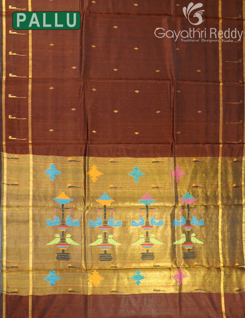 PURE KHADI PATTU SAREE-KHP1285