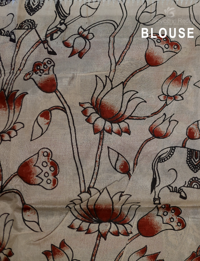 PURE KALAMKARI SILK-SMH117