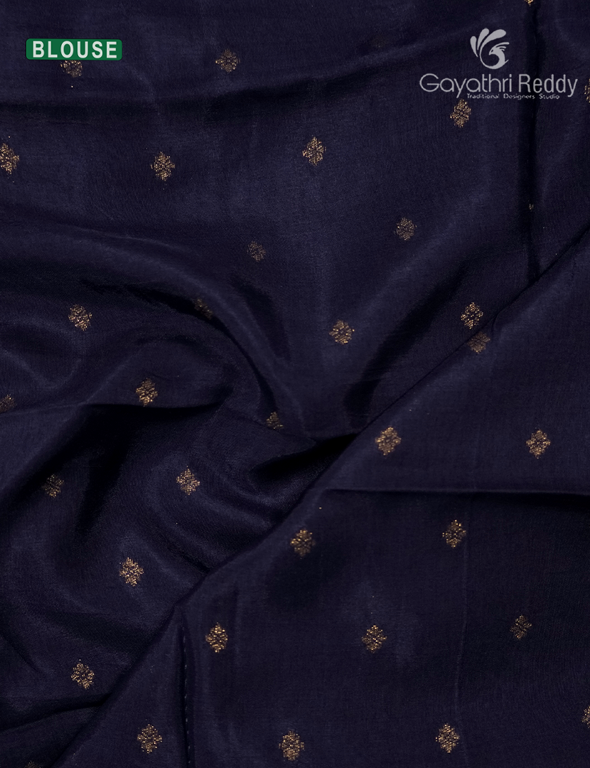 Semi Mysore Crepe Saree in Magenta