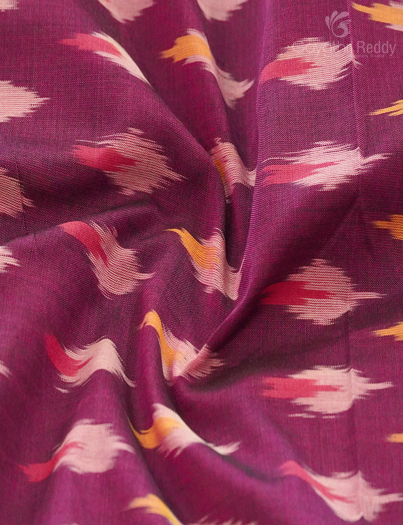 PURE IKKAT COTTON (WITHOUT BLOUSE)-IKC1011