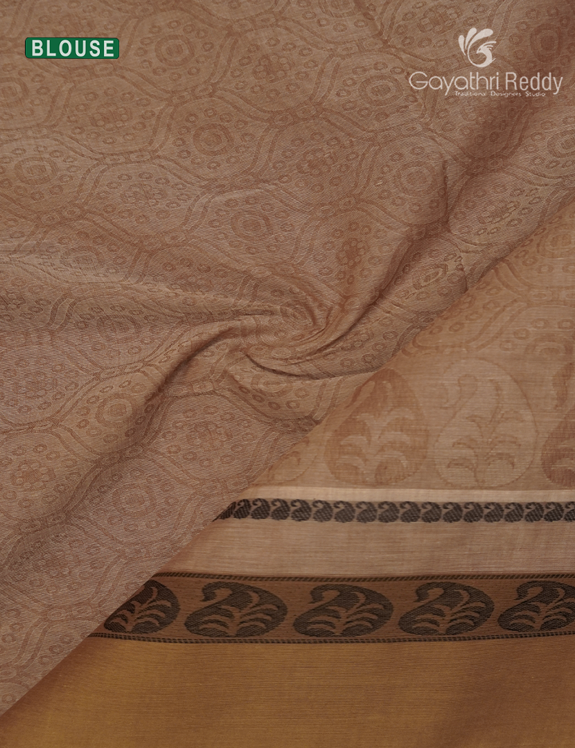 Pure Kanchi Cotton Saree in Onion Pink