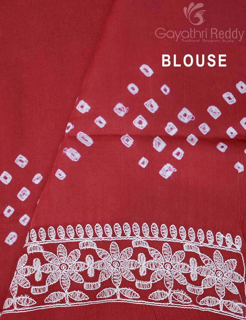 PURE GAJJI SILK BANDHANI-PGB5