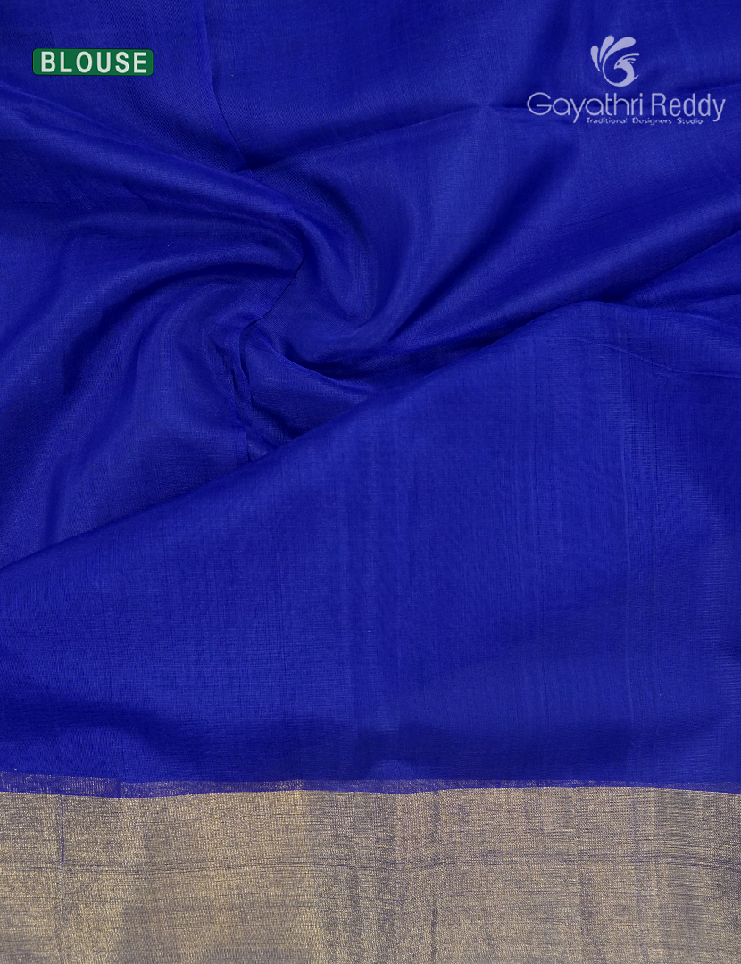 Pure Chanderi Sico Saree in Moss Green