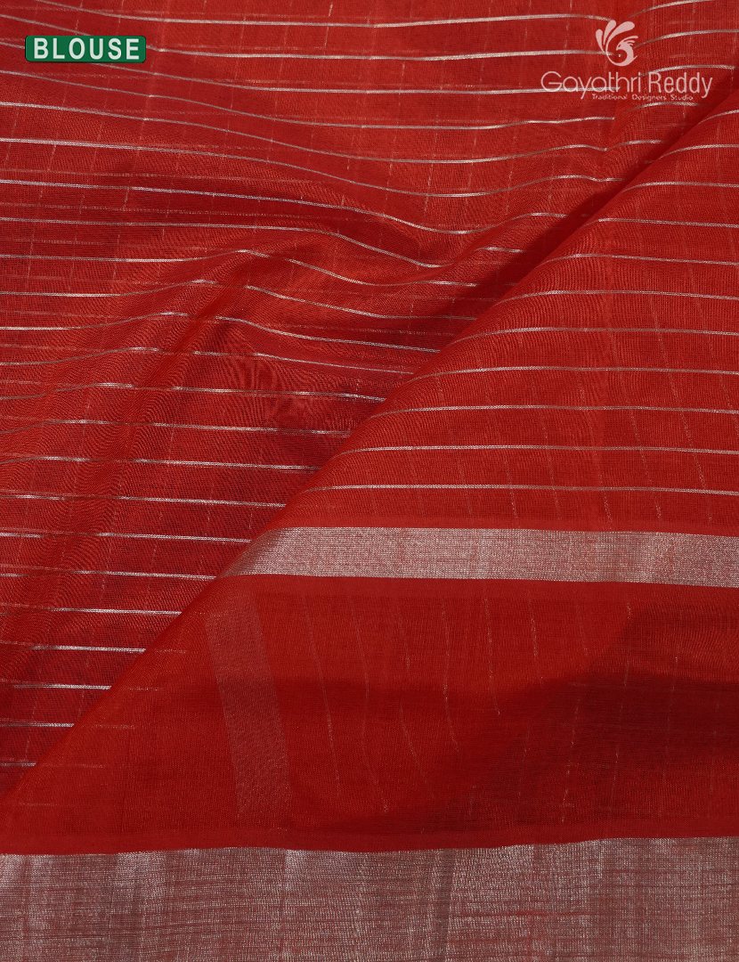 Pure Arani Sico Saree in Red