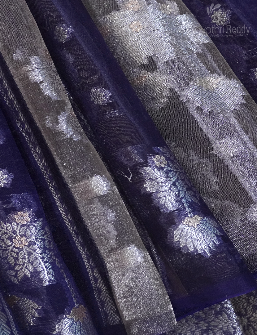 PURE BANARAS KORA SILK-BKS75