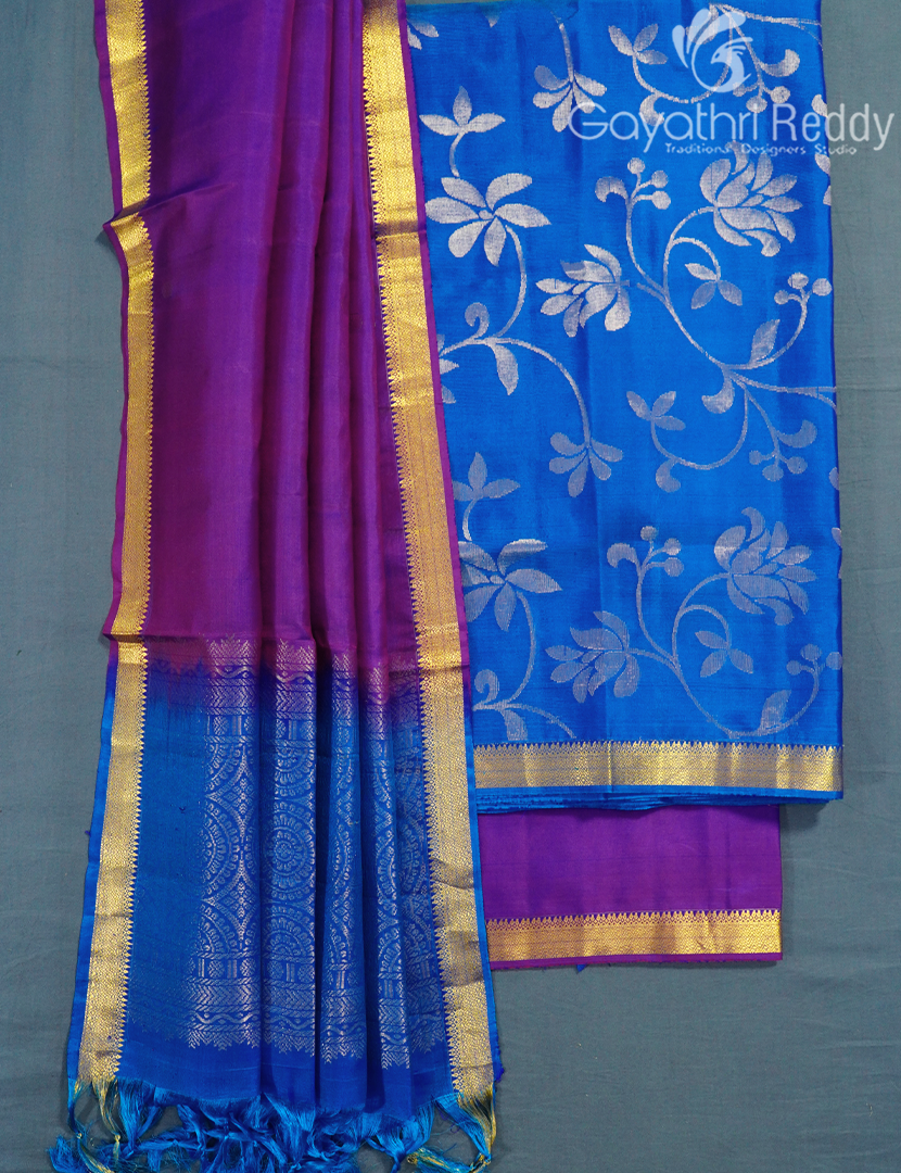 PURE KANCHI PATTU (D.M) 3PC-KPDM68