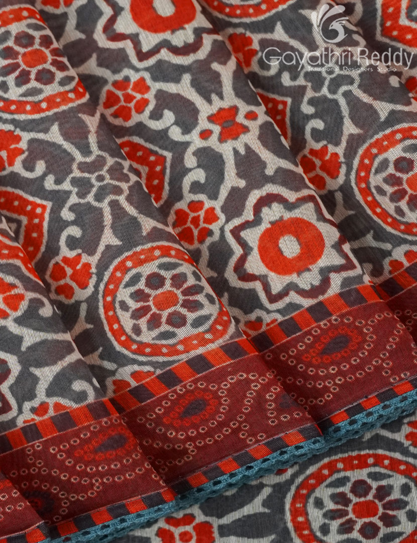 CHANDERI SILK SAREE-CPS1087