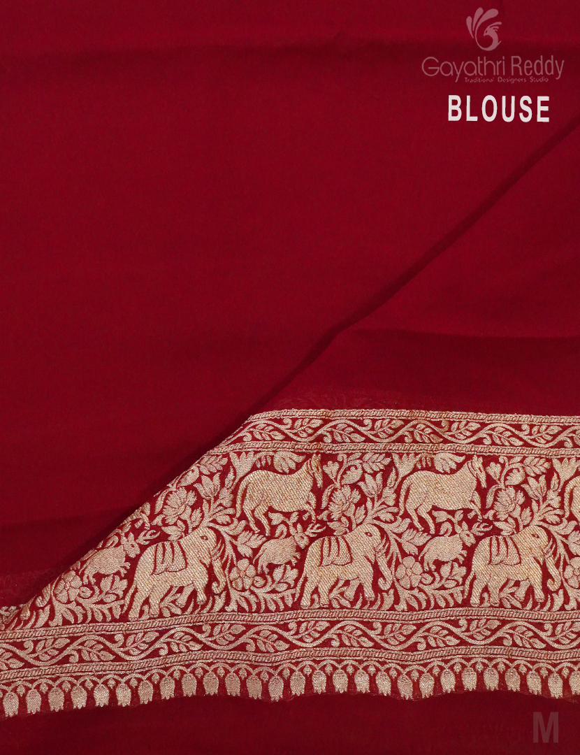 PURE BANARAS GEORGETTE KADDI-BG631