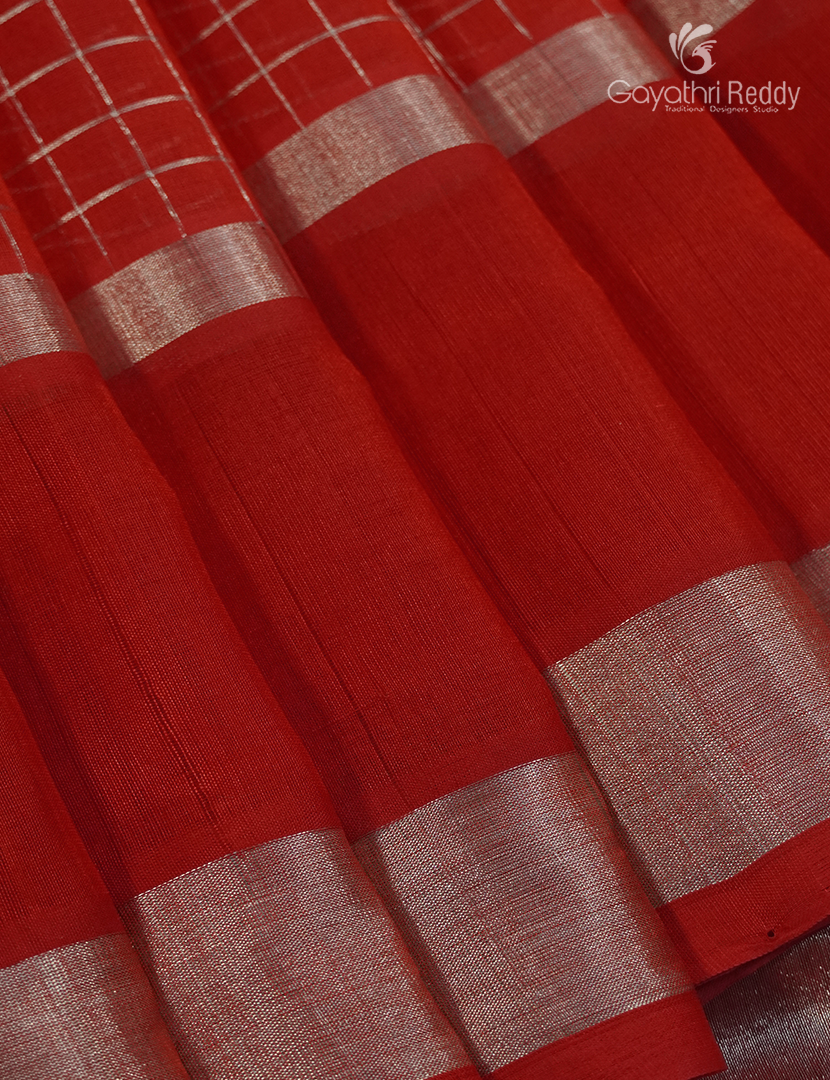 Pure Arani Sico Saree in Red