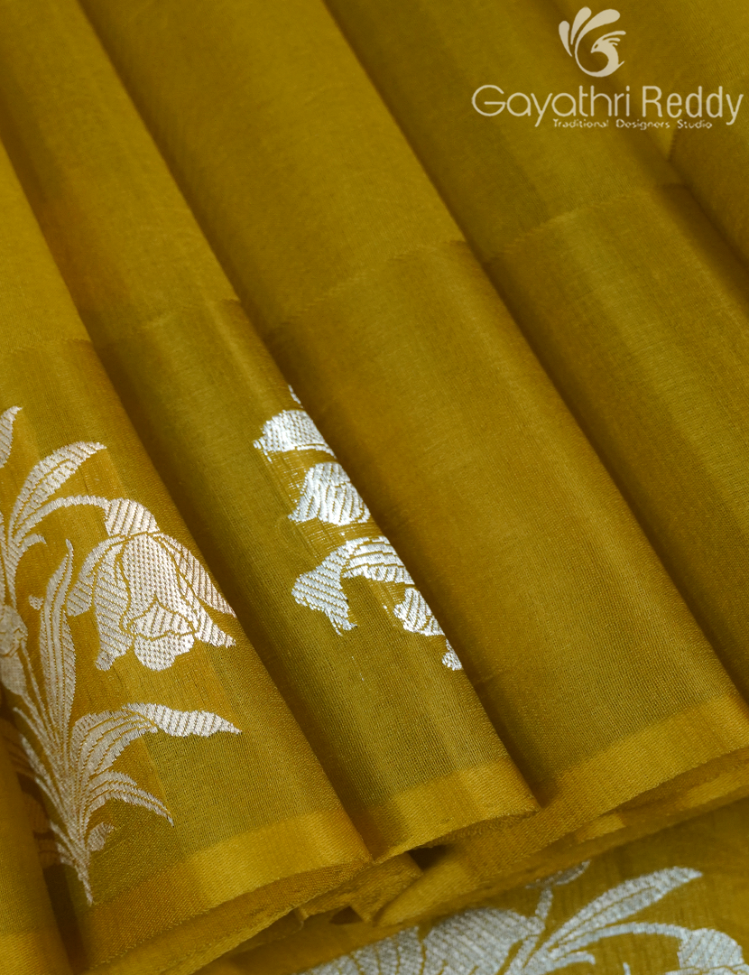 PURE BANARAS KORA SILK-BKS123